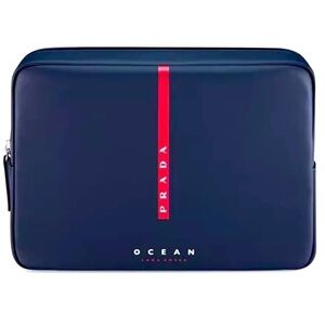 Prada Beauty Men’s Travel Pouch Toiletry Bag Navy Blue Authentic New